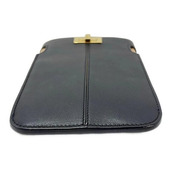 FENDI Peekaphone Black Brown Leather - Shoulder Bag 360-081125 - Picture 4 of 8